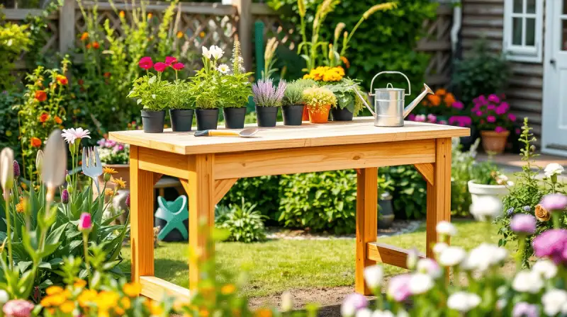 Pflanztisch selber bauen
