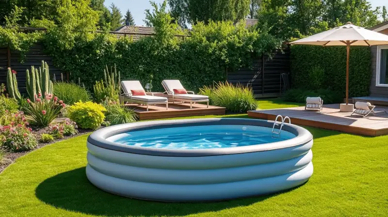 Aufblasbare Pools für sommerlichen Badespaß