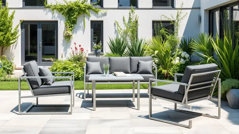 Loungemöbel aus Aluminium - Leichte Eleganz für Outdoor-Bereiche