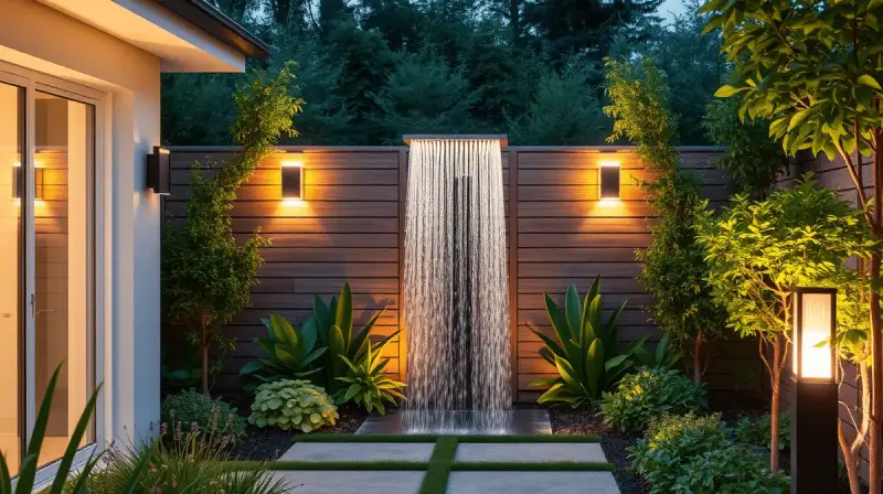 Outdoor-Dusche Beleuchtung für magische Momente