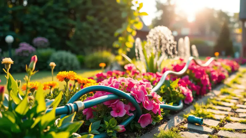 Schlauchverlängerung für optimale Gartenbewässerung