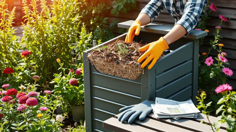 Kompostmulch für nachhaltigen Gartenbau