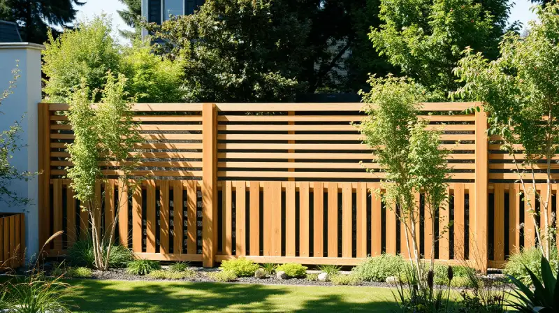 Elegante Holzsichtschutz-Lösungen für den Garten