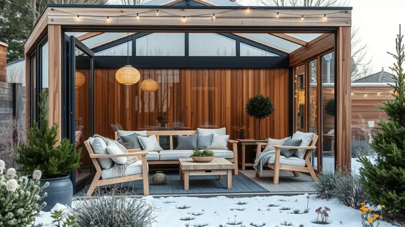 Skandinavische Wintergärten