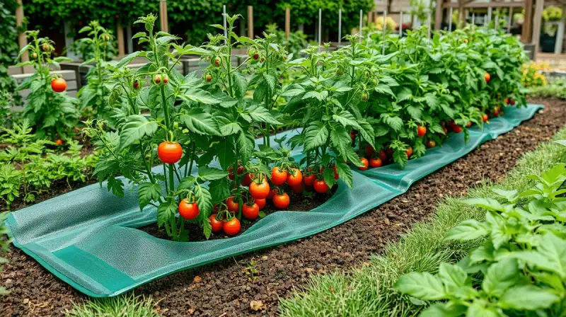 Mulchvlies im Garten richtig einsetzen