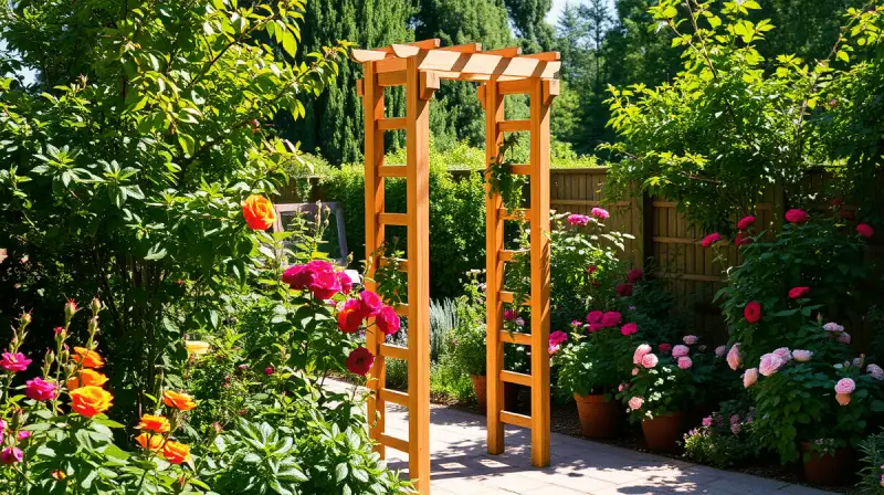 Spalier selber bauen: Kreative DIY-Ideen