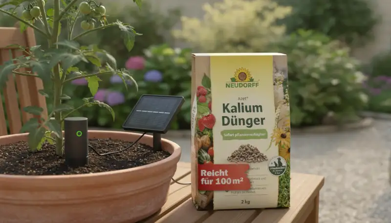 Smarte Gartenpflege: Solar Bodensensor