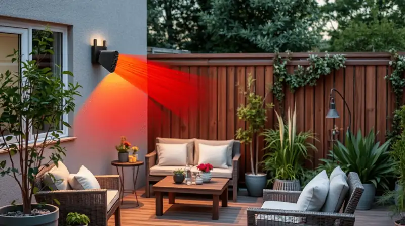 Heizstrahler für die Terrasse: Wohlige Wärme