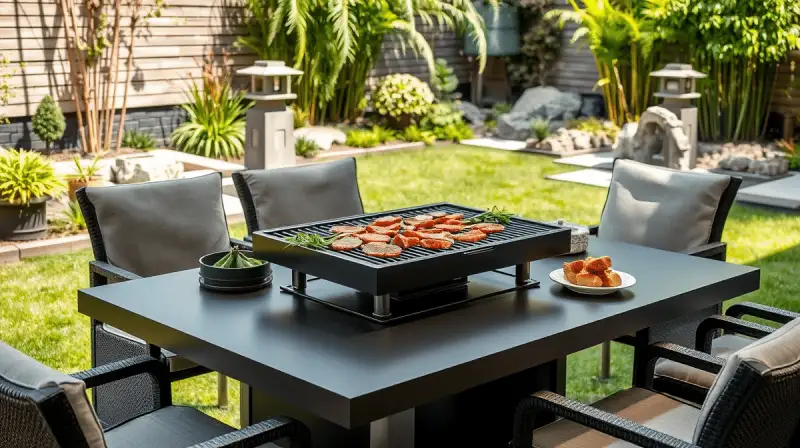 Japanisches BBQ im eigenen Garten