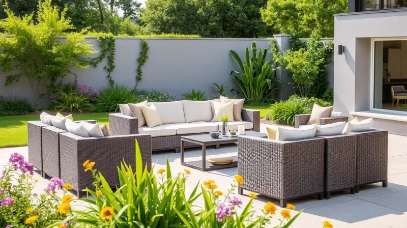 Polyrattan Gartenmöbel für zeitlose Outdoor-Eleganz