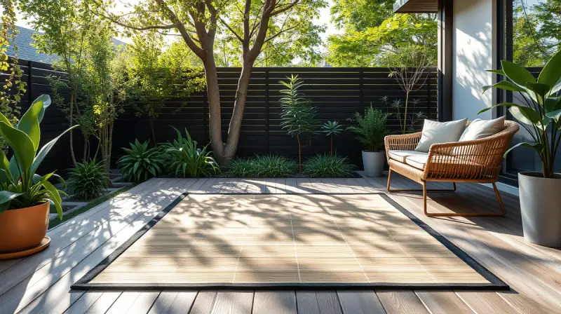 Japanisch inspirierte Outdoor-Teppiche