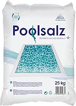 2 x Salinen Poolsalz 25kg für Salzwasser-Pool & Schwimmbad I hochreines Siedesalz, 99,9% NaCI I …