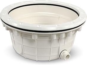 Astral Pool Einbaunische PAR56 für Pool-Scheinwerfer Robuster ABS-Kunststoff – Inkl. Flansch & S…