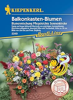Kiepenkerl Profi-Line Blumensamen-Mischung Balkonkastenblume 3349 – Blühende Mischung – Prächti…
