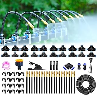 Bewässerungssystem Garten 20M, 360 ° Automatische Bewässerung Schlauch mit 20 verstellbaren Sp…