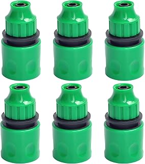 6 Stück Schlauchverbinder 8/12 mm Adapter, für Micro Drip Bewässerungssystem, Schlauchadapter,…