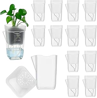 Blumentopf mit Bewässerungssystem, 12 Stück Blumentopf Selbstbewässernd, Mini 2.5″ Kräutertop…