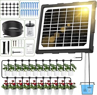 Solar Bewässerungssystem 2026 Automatische BewäSserung für 20 Topfpflanzen, Automatische Bewä…