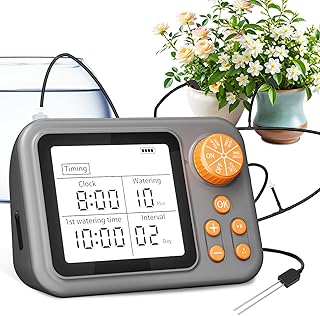 Automatisches Bewässerungssystem für Zimmerpflanzen Indoor, Tropfbewässerungskit mit Wassertim…