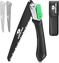 Mossy Oak 3 in 1 Handsäge Astsäge klappbar inkl. 3 scharfe Klingen aus Cr-V, Multifunktions Kla…