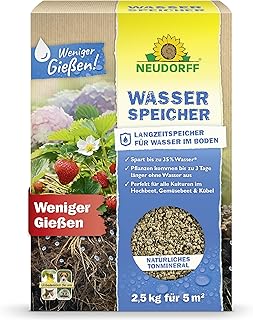 Neudorff Wasserspeicher – Natürlicher Langzeitspeicher spart bis zu 35% mehr Wasser für reich…
