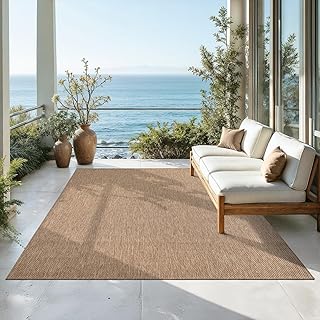Mia´s Teppiche Malaga Outdoor Teppich Wetterfest – Balkonteppich & Terrassenteppich, Indoor Ou…