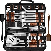 Grilliance 38 Stücke BBQ Grillbesteck Set Edelstahl Grillzubehör für Männer Geschenk Geburtst…