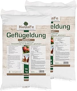 Hühnerdung Geflügeldung Hühnermist Geflügelmist Gartendünger Dung, 30kg (2x15kg)