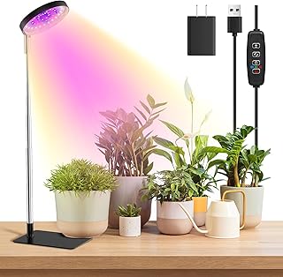 LED Vollspektrum Pflanzenlampen, Growlight, innen Pflanzenleuchte mit 3/9/12H Timer, 10 Helligkei…
