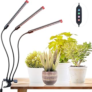 FRGROW Pflanzenlampe LED 27W, Vollspektrum Pflanzenlicht für Zimmerpflanzen, Pflanzenleuchte, Wa…