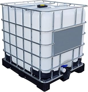 1000 l IBC Wassertank Container Regenwassertank GFK Kunststoffpalette GESPÜLT