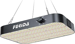 FECiDA 130 Watt LED Grow Lampe Dimmbar, 12000 Lumen LED Pflanzenlampe Vollspektrum mit Daisy Chai…