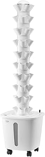 VEVOR Hydroponisches Anbausystem, 50 Steckplätze, vertikaler 10-stöckiger Hydroponik Turm, Hydr…