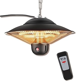 DONYER POWER Elektrische Außenheizungen für Garten Terrassenstrahler mit Fernbedienung Halogens…