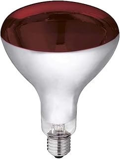 Kerbl Infrarotlampe rot (150 W, Wärmelampe für Schweine + Geflügel, Laufzeit max. 5000 Stunden…