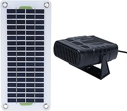 Solarpanel-Heizung, Tragbare 30-W-Raumheizung, Solarbetriebene Heizung mit Batteriebox-Set, Kompa…