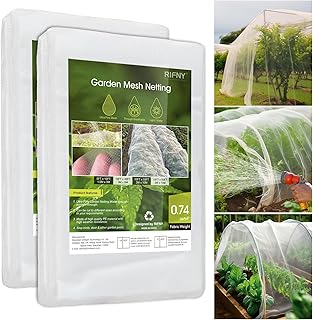 Gemüseschutznetz, RIFNY 1,5x3m Insektenschutznetz Garten Hhochbeet Abdeckung, 2 Stück Gemüse F…