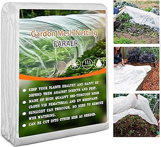 Gemüseschutznetz 2x5m insektenschutznetz Garten Feinmaschig, Pflanzennetz Netze Gartennetze, Gem…