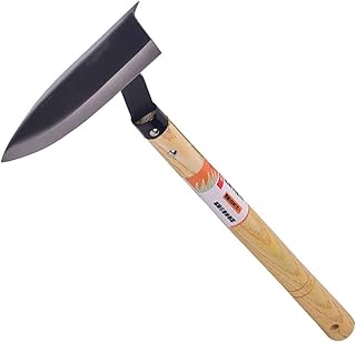 Japanische Unkrauthacke, Holzgriff, kompakt und leicht zu halten