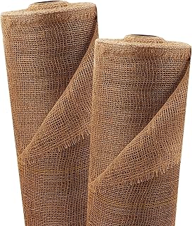 Aquagart Jutegewebe 105g/m² Jutematte Gartenjute Jute Stoff für Dekoration Haus und Garten Sack…