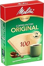 Melitta Original 100 Kaffeefilter braun, 40 Stück – Aromafilter, ungebleicht, FSC-zertifiziert…
