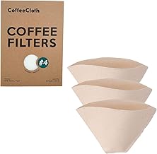 3er Set Wiederverwendbare Kaffeefilter aus Stoff | 100% Bio-Baumwolle | Filtertüten für Kaffeem…