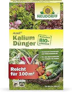 Neudorff Azet Kaliumdünger – Bio-Dünger gleicht Kaliummangel aus und verbessert Geschmack, Wi…