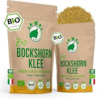 NanaNatura’s Bio Bockshornklee Sprossen Samen 180g | Keimfähige Bockshornklee Samen zur Sprossen…