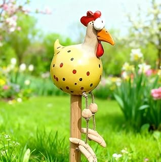 Keramik Huhn Gartendeko Deko Garten Handarbeit Huhn Deko Garte n Keramik Hah Gartenstatue Henne F…