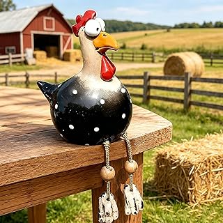 Keramik Huhn Gartendeko Deko Garten Handarbeit Huhn Deko Garte n Keramik Hah Gartenstatue Henne F…