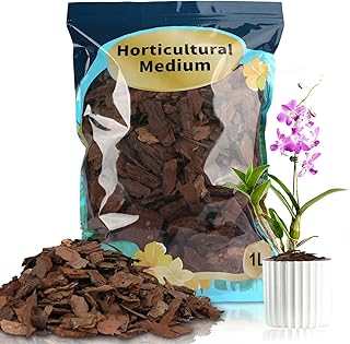 Orchideenrinde, Kiefernrinde für Pflanzen Natürlicher Mulch für Topfpflanzen, Holzspäne für …