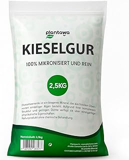 PLANTAWA Kieselgur 2,5kg | 100% Natürlich und Nachhaltig | Diatomaceous Earth | Fein Gemahlenes …