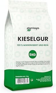 PLANTAWA Kieselgur 5kg | 100% Natürlich und Nachhaltig | Diatomaceous Earth | Fein Gemahlenes Ki…