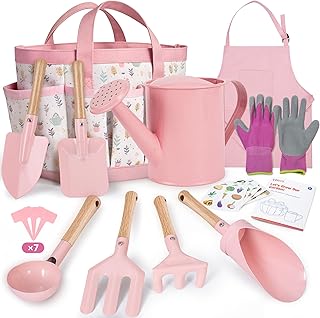 cossy Gartenset für Kinder, 13-teilige Gartenwerkzeug Set, Gartengeräte für Kinder & Kleinkind…